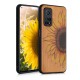 KW Wooden Case Xiaomi Mi 10T / Mi 10T Pro - Wood Sunflower Yellow / Dark Brown / Light Brown (53618.03)
