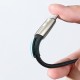 Baseus Water Drop-shaped Cable USB to Type-C, LED, 66W, 6A, 1m - Black (CATSD-M01)