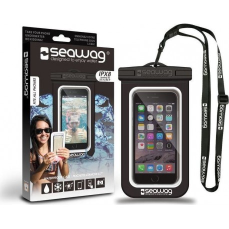 Seawag IPX8 Waterproof Case for smartphone - Black/White (Β1Χ)
