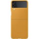 Samsung Leather Cover Galaxy Z Flip 3 5G Mustard