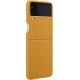 Samsung Leather Cover Galaxy Z Flip 3 5G Mustard