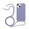 Vivid Silicone Cover Lace Apple iPhone 13 Lilac