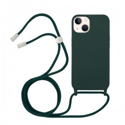 Vivid Silicone Cover Lace Apple iPhone 13 Pine Green