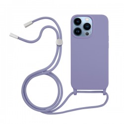 Vivid Silicone Cover Lace Apple iPhone 13 Pro Lilac