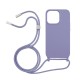 Vivid Silicone Cover Lace Apple iPhone 13 Pro Lilac