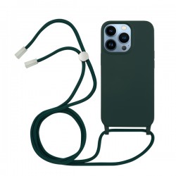 Vivid Silicone Cover Lace Apple iPhone 13 Pro Pine Green
