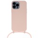Vivid Silicone Cover Lace Apple iPhone 13 Pro Max Nude