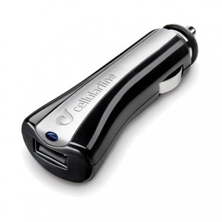 Cellular Line Car Charger - Black (CBRUSBCCBK)