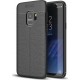 OEM Litchi Pattern Flexible Cover TPU Samsung Galaxy S9 - Black