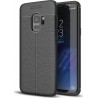 OEM Litchi Pattern Flexible Cover TPU Samsung Galaxy S9 - Black