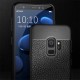 OEM Litchi Pattern Flexible Cover TPU Samsung Galaxy S9 - Black