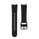 Tech-Protect Gearband Λουράκι Σιλικόνης Samsung Galaxy Watch 4 (40/42/44/46 mm) - Black