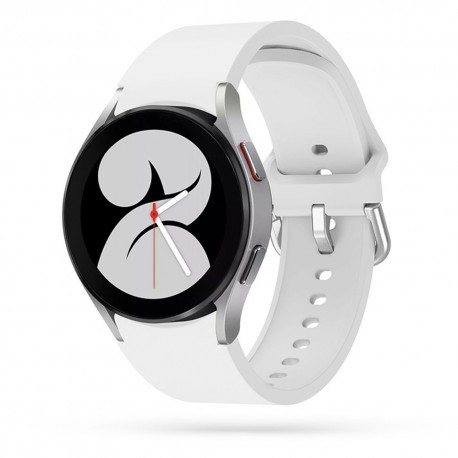 Tech-Protect Gearband Λουράκι Σιλικόνης Samsung Galaxy Watch 4 (40/42/44/46 mm) - White