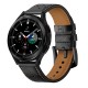 Tech-Protect Leather Samsung Galaxy Watch 4 (40/42/44/46 mm) - Black