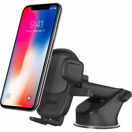 iOttie Easy One Touch 5 Dash+Windshield Car Mount - Black (HLCRIO171AM)