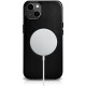 iCarer Leather Oil Wax case covered with natural leather (MagSafe compatible) iPhone 13 - Black (WMI1302-BK)