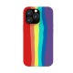 Vivid Silicone Case Liquid Apple iPhone 13 Pro Rainbow