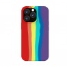 Vivid Silicone Case Liquid Apple iPhone 13 Pro Rainbow
