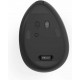 Delux M618DB Wireless Vertical Mouse BT 4.0+2.4Ghz, 4000DPI, RGB - Black