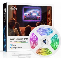 NiteBird Gosund SL1 Smart LED light strip Wi-Fi with Music Mode & Alexa / Google Home Voice Control , 2.8m