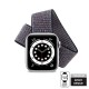 Crong Nylon Λουράκι Apple Watch SE/7/6/5/4/3 (42/44/45mm) - Midnight Blue (CRG-44NLB-MBL)