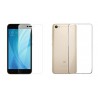 OEM Set Gelly Case Transparent + Tempered Glass Full Face Xiaomi Note 5A