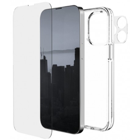 Raptic 3 in 1 Premium Pack Apple iPhone 13 Pro (Case/Tempered Glass/Lens Glass)
