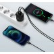 Baseus Compact quick charger USB Type C / USB 20 W 3 A Power Delivery Quick Charge 3.0 - Black (CCXJ-B01)