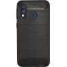 Vivid Carbon Back Cover Samsung Galaxy A40 - Black (VICARB73BK)