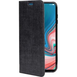Vivid Fabric Book Case Samsung Galaxy A40 - Black (VIBOOKCAN73BK)