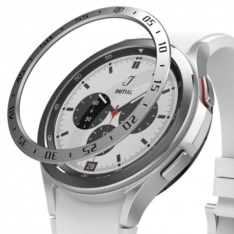 Ringke Stainless Bezel Ring for Galaxy Watch 4, 46mm - Silver (GW4C-46-01)