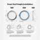 Ringke Stainless Bezel Ring for Galaxy Watch 4, 46mm - Silver (GW4C-46-01)