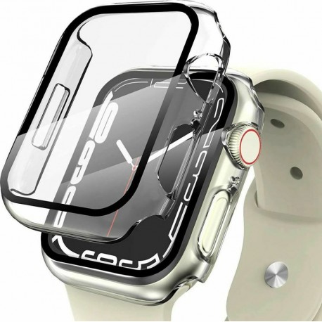 Tech-Protect Defense 360 Case + Glass Apple Watch 7 (45mm) - Clear