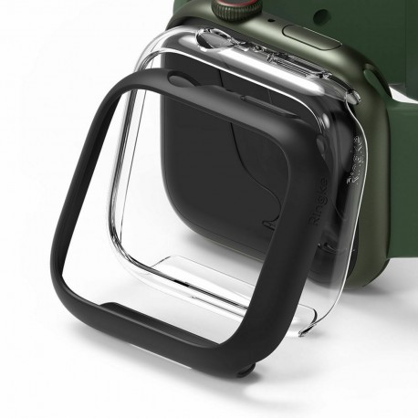Ringke Slim 2-pack Apple Watch 7 (45mm) - Black & Clear