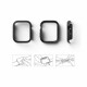Ringke Slim 2-pack Apple Watch 7 (45mm) - Black & Clear