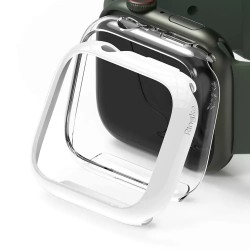 Ringke Slim 2-pack Apple Watch 7 (45mm) - White & Clear