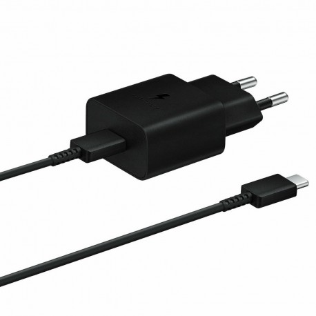 Samsung Fast Travel Charger 15W + Cable Type C To Type C Black