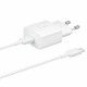 Samsung Fast Travel Charger 15W + Cable Type C To Type C White
