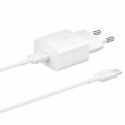 Samsung Fast Travel Charger 15W + Cable Type C To Type C White