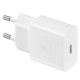 Samsung Fast Travel Charger 15W + Cable Type C To Type C White