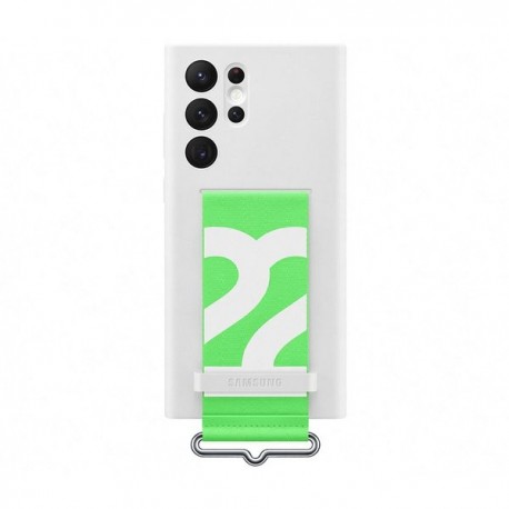 Samsung Silicone/Strap Cover Galaxy S22+ White