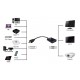 POWERTECH αντάπτορας HDMI σε VGA (F) PTH-023, 1920x1200p, μαύρο