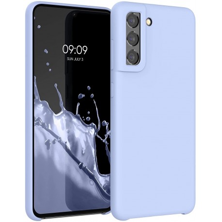 KW TPU Soft Flexible Rubber Samsung Galaxy S21 FE - Light Blue Matte (55487.58)