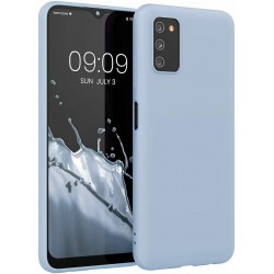 KW TPU Silicone Case Samsung Galaxy A03s - Light Blue Matte (56517.58)