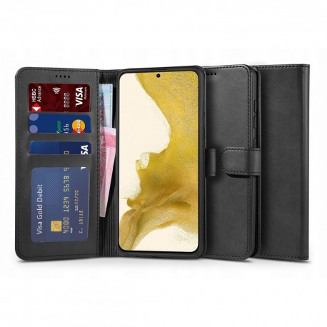 Tech-Protect Wallet Case Samsung Galaxy S22 Plus - Black