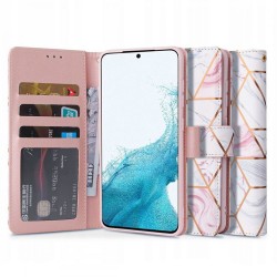 Tech-Protect Wallet Case Samsung Galaxy S22 - Marble