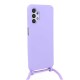 Vivid Silicone Case Lace Samsung Galaxy A32 5G Lilac