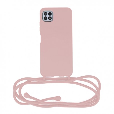 Vivid Silicone Case Lace Samsung Galaxy A22 5G Nude