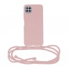 Vivid Silicone Case Lace Samsung Galaxy A22 5G Nude