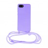 Vivid Silicone Case Lace Apple iPhone SE/6/7/8 Lilac